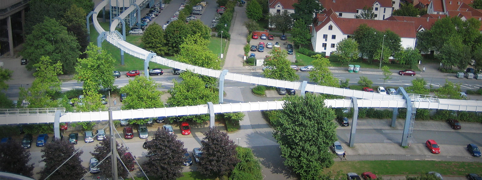 德国多特蒙特大学<br>H-Bahn悬挂式空轨