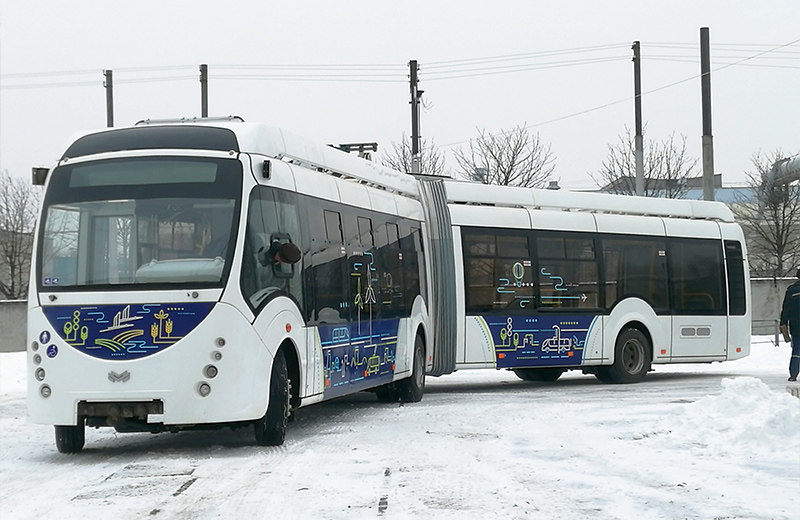白俄罗斯18米超级电容公交车